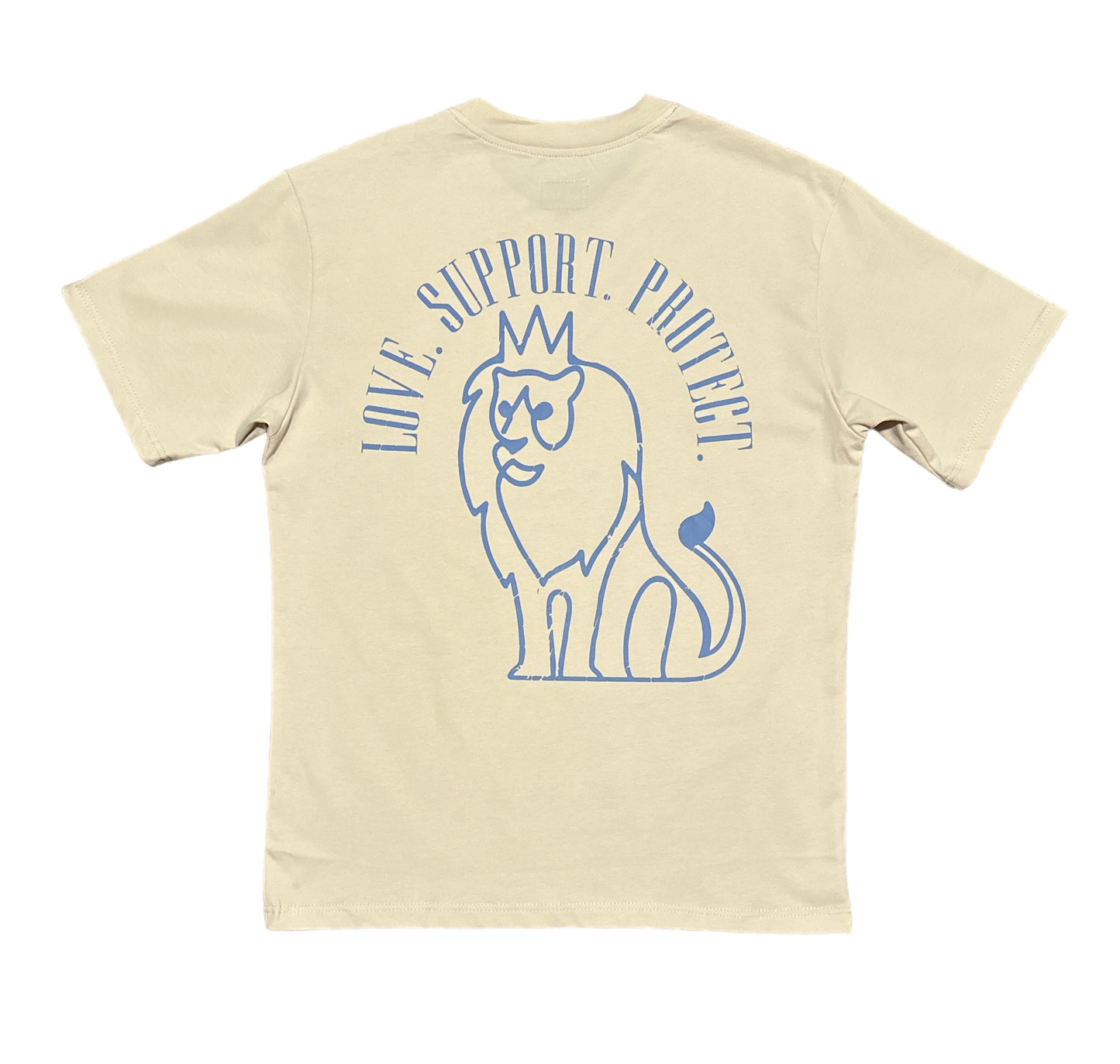 Quincy Blue CREAM “i am dad.” T-Shirt