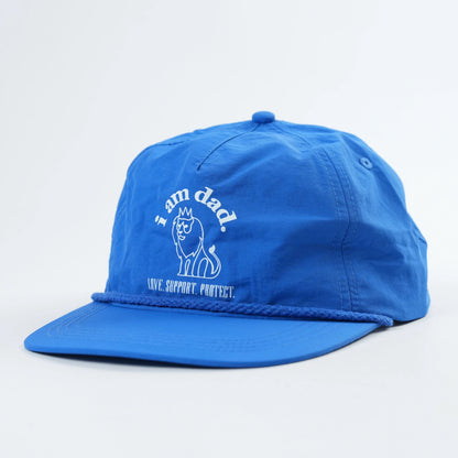 “i am dad.” Trademark Royal Blue Nylon Hat