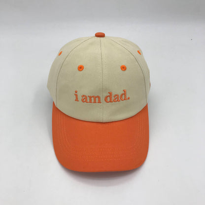 Myan ORANGE “i am dad.” Dad Hat